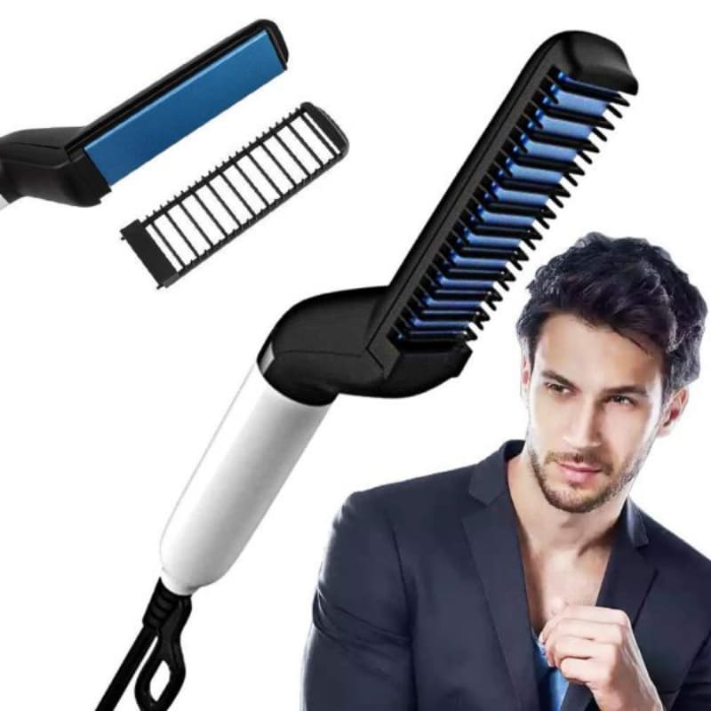 Multifunctional Hair Comb Brush Beard Hair Straighten Comb Quick Hairstyle