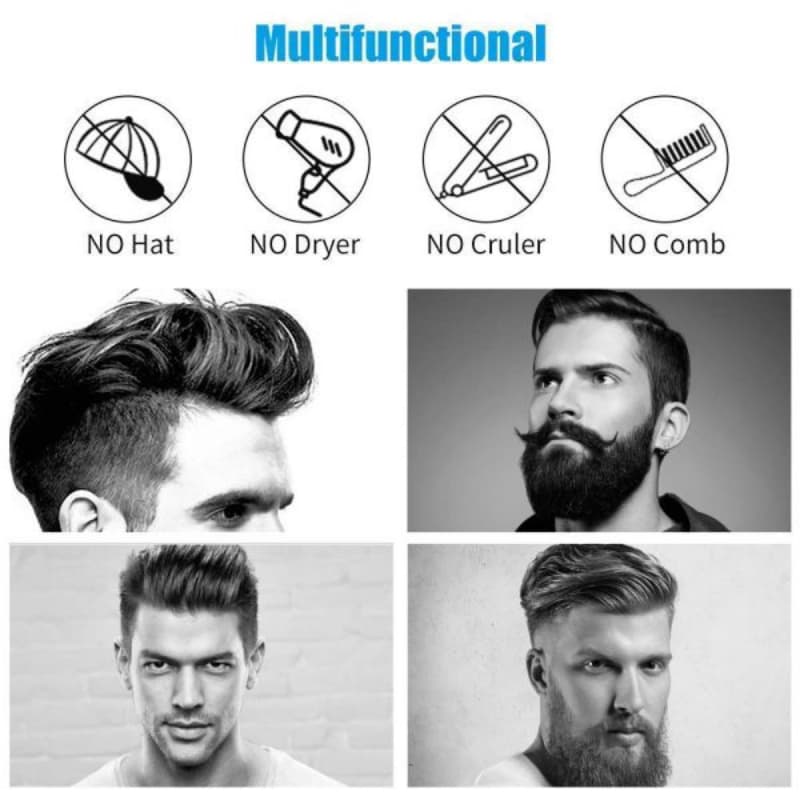 Multifunctional Hair Comb Brush Beard Hair Straighten Comb Quick Hairstyle
