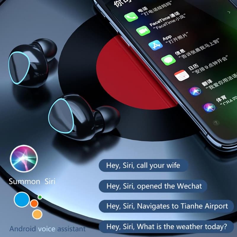 New LED Display TWS M10 Earbuds Wireless Bluetooth Touch Headphones In-Ear Sports Waterproof Bluetooth 5.1 Earbuds For Mobile Phones