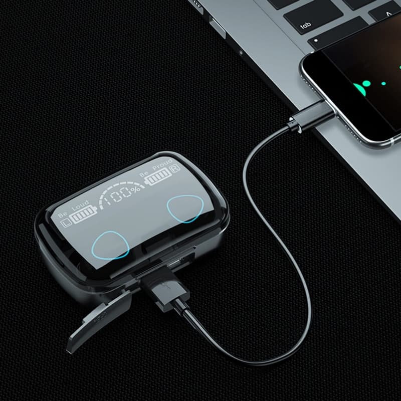 New LED Display TWS M10 Earbuds Wireless Bluetooth Touch Headphones In-Ear Sports Waterproof Bluetooth 5.1 Earbuds For Mobile Phones